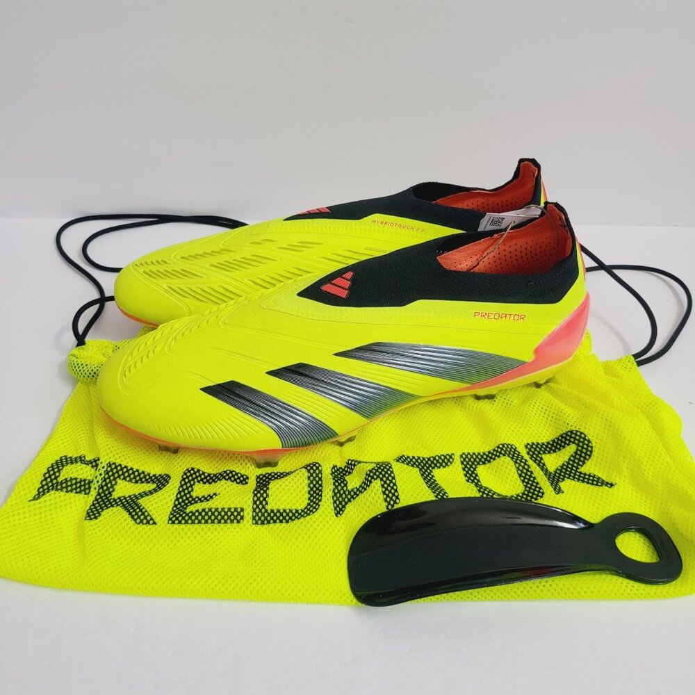 NEW Adidas Predator Elite Laceless FG Soccer Cleats BAG IE2366 Size 11.5 Team